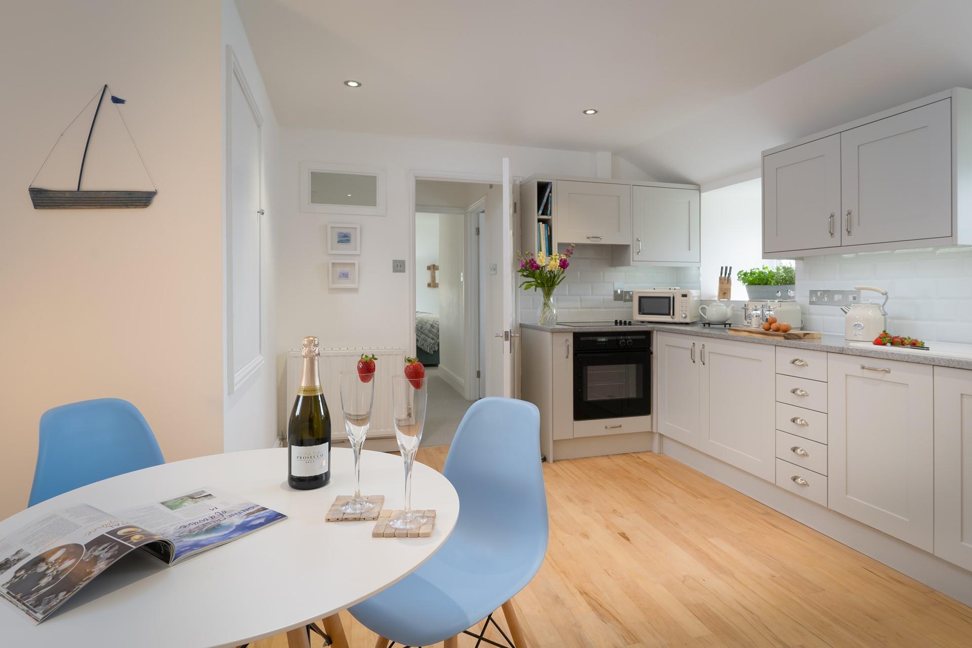 Pour yourself a glass of bubbles to start off the holiday.