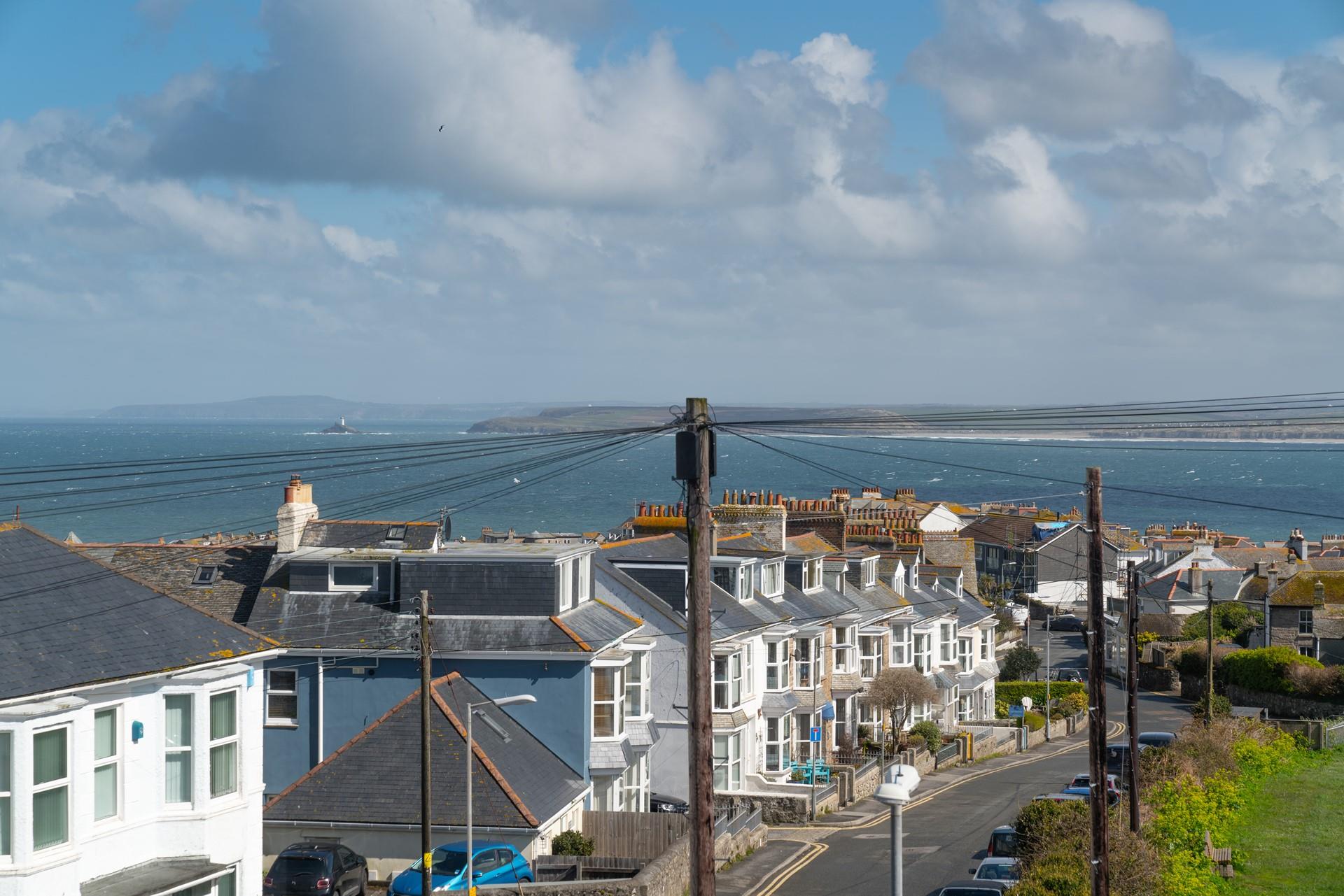 Soak up the views across to Godrevy Lighthouse.