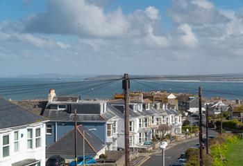 Soak up the views across to Godrevy Lighthouse.