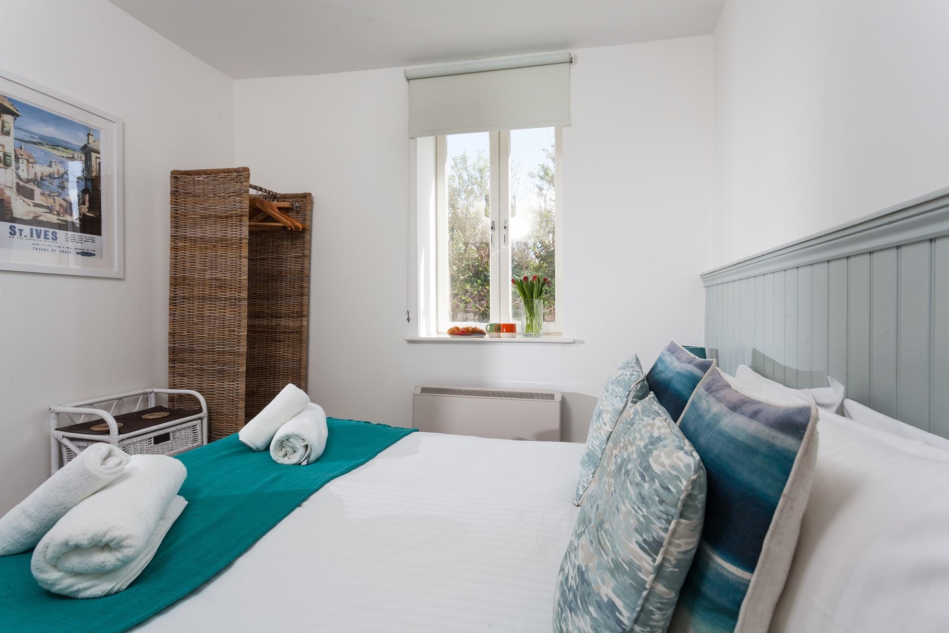 Soft sheets and fluffy towels await you.