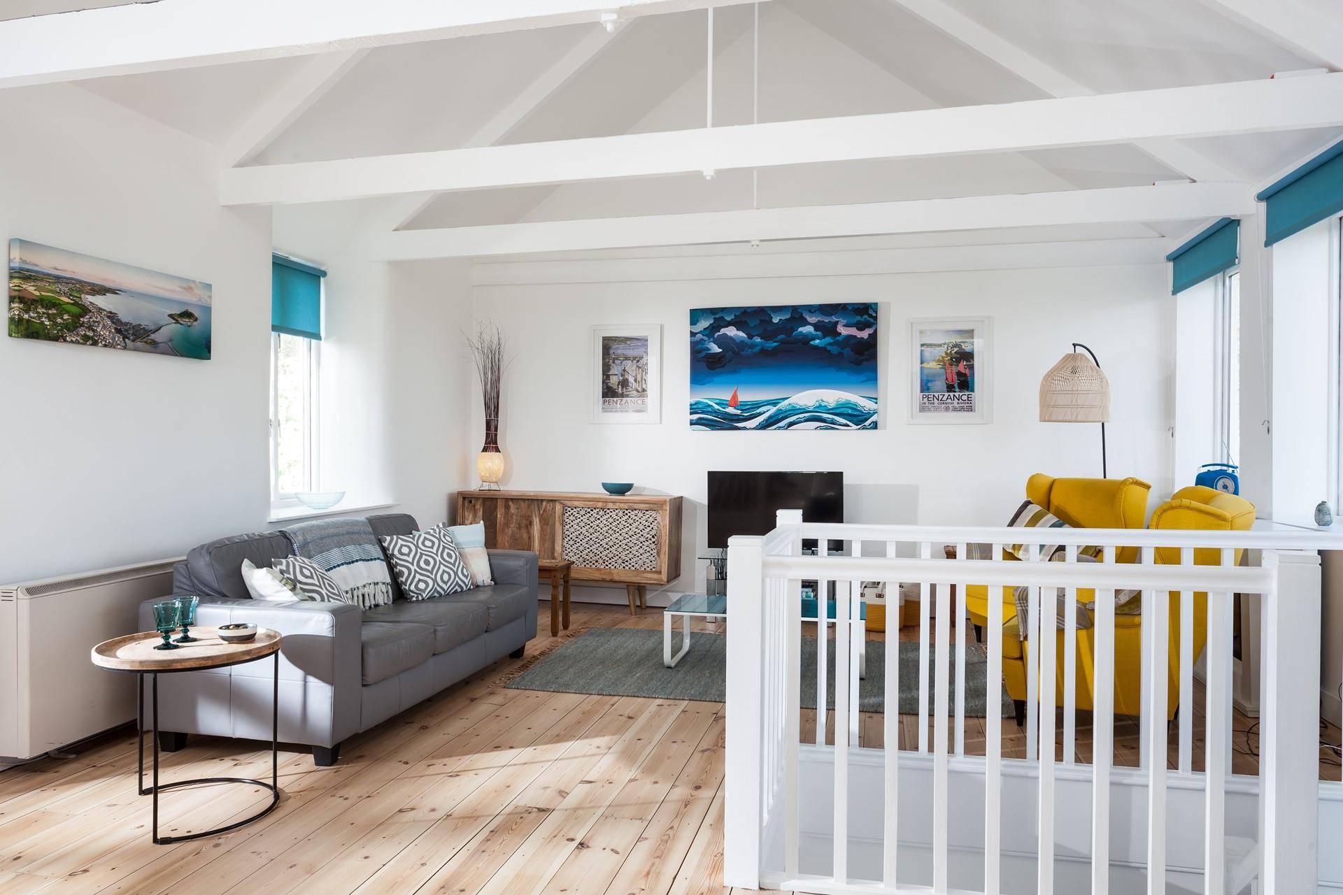 Sink into your sofa in the evenings and enjoy a glass of wine.