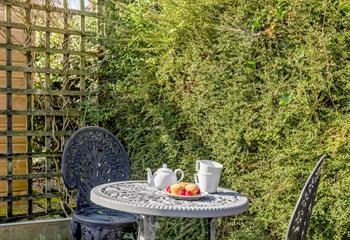 Listen to the morning birdsong and wildlife in the garden, perfect for a cup of tea in the sunshine.