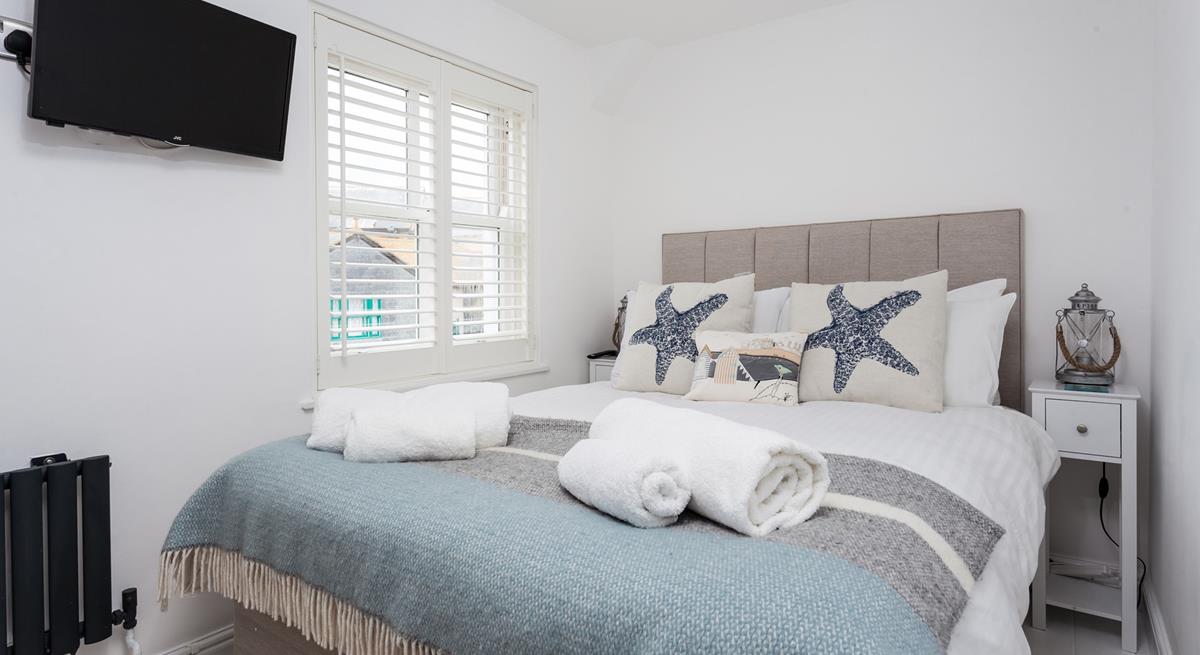 Bedroom 1 offers a sumptuous night's sleep.