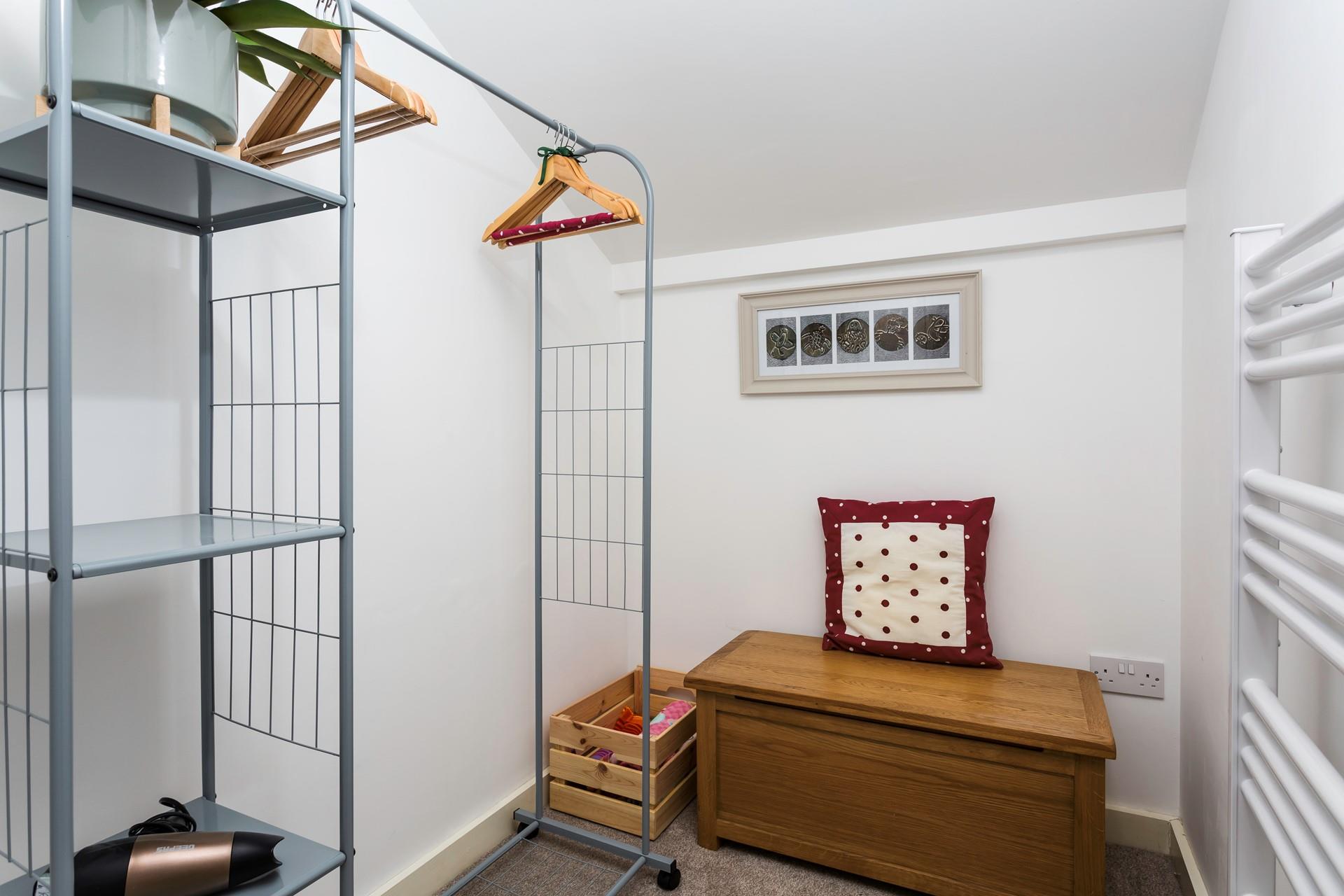 Pack your clothes away when you arrive and let your holiday begin!