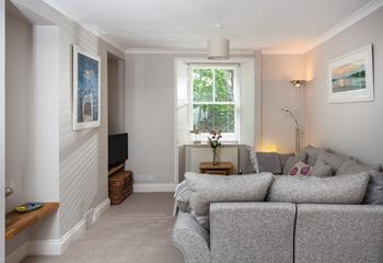 Cosy up on the sofas in Hideaway House.