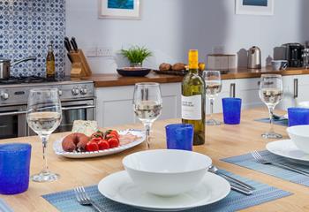 Enjoy time together as a family around the dining table.