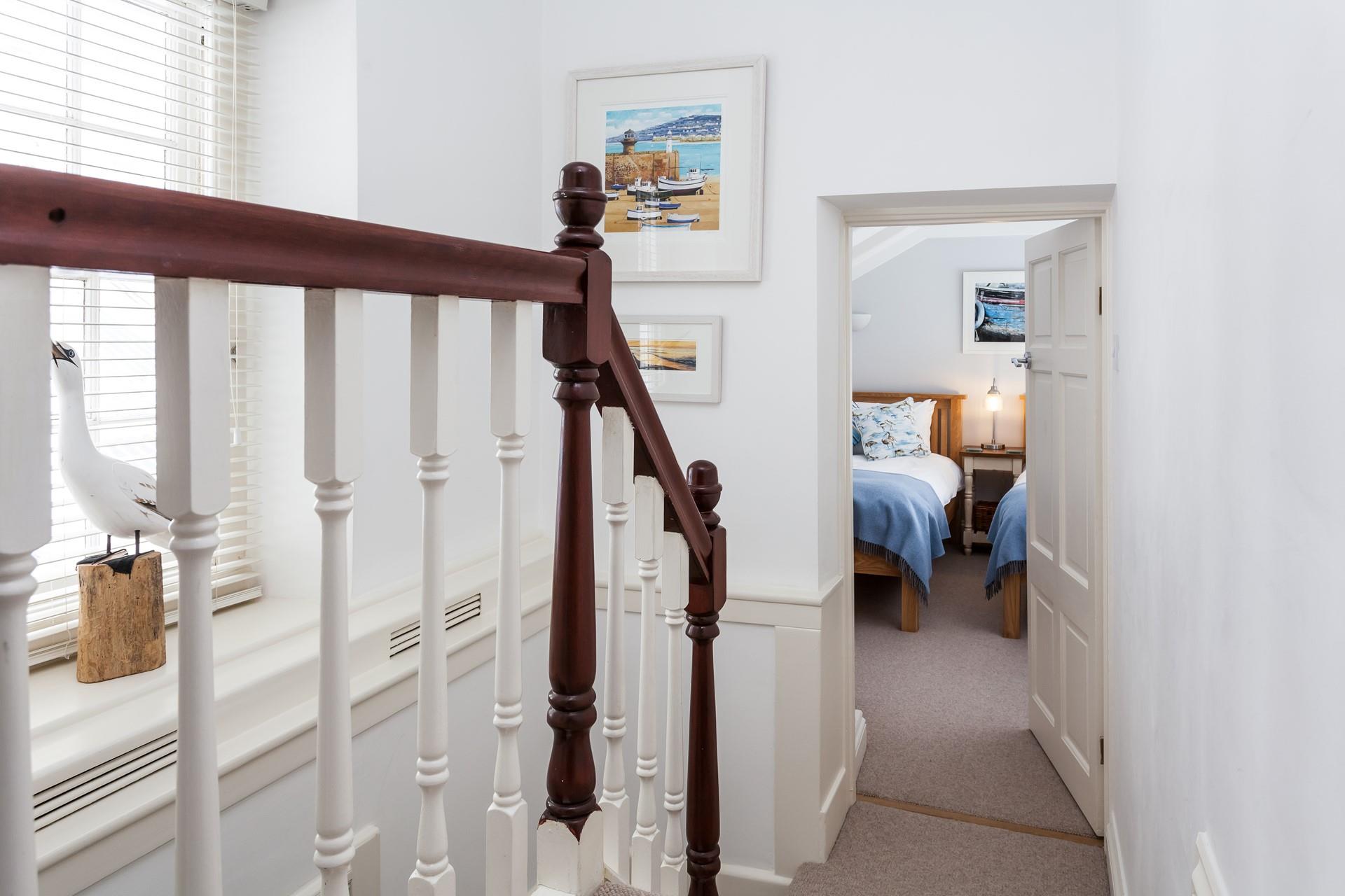 A cool and contemporary vibe runs throughout this delightful townhouse.