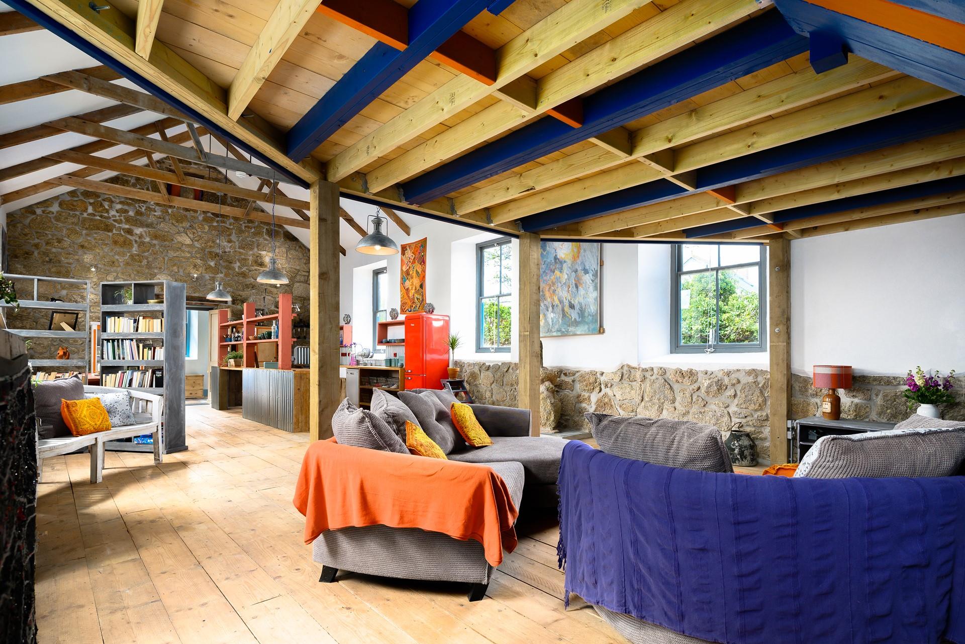 Snuggle up in the sitting room with the woodburner crackling in the background.