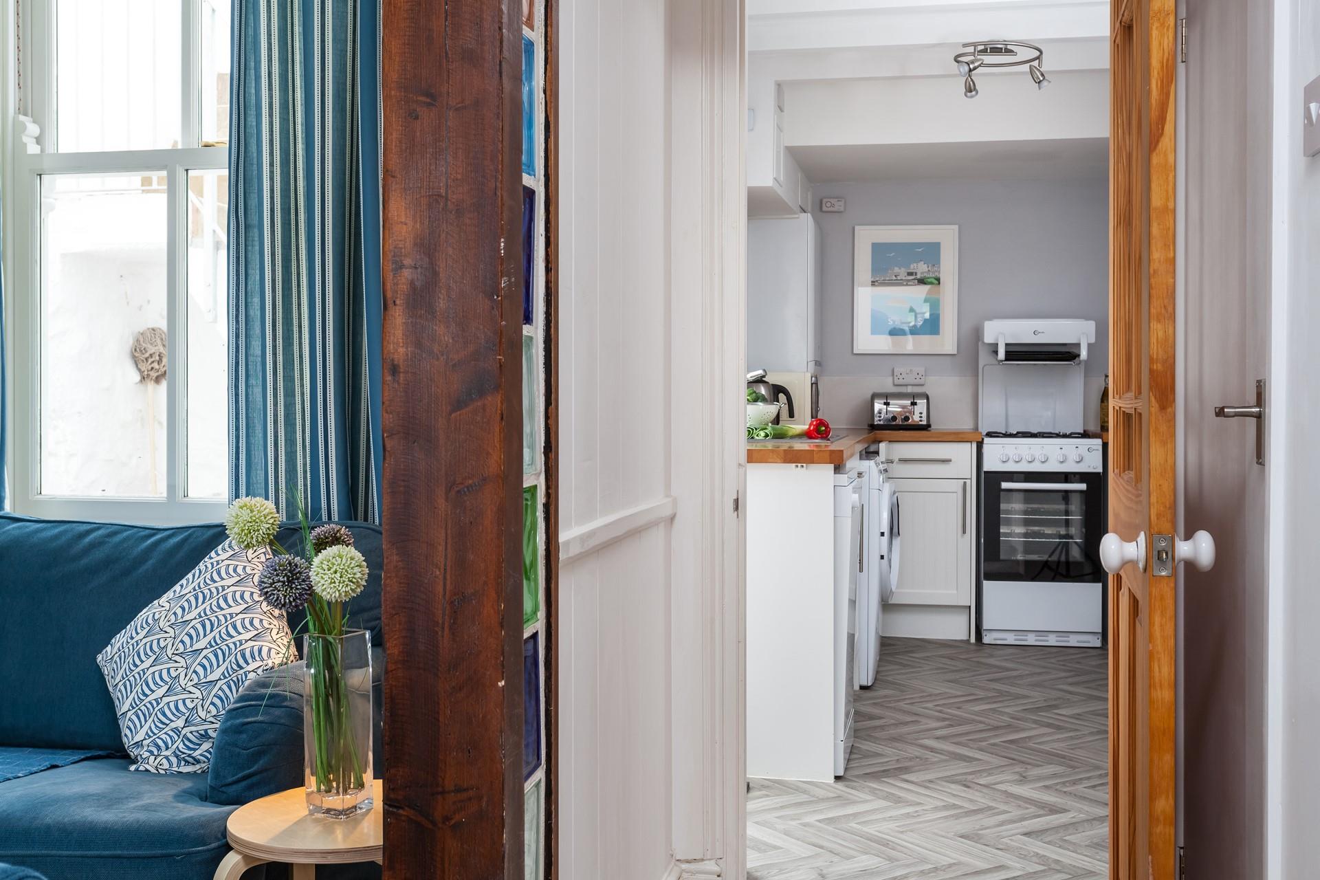 Natural wood adds real character to this modern house.