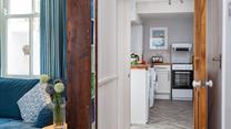 Natural wood adds real character to this modern house.
