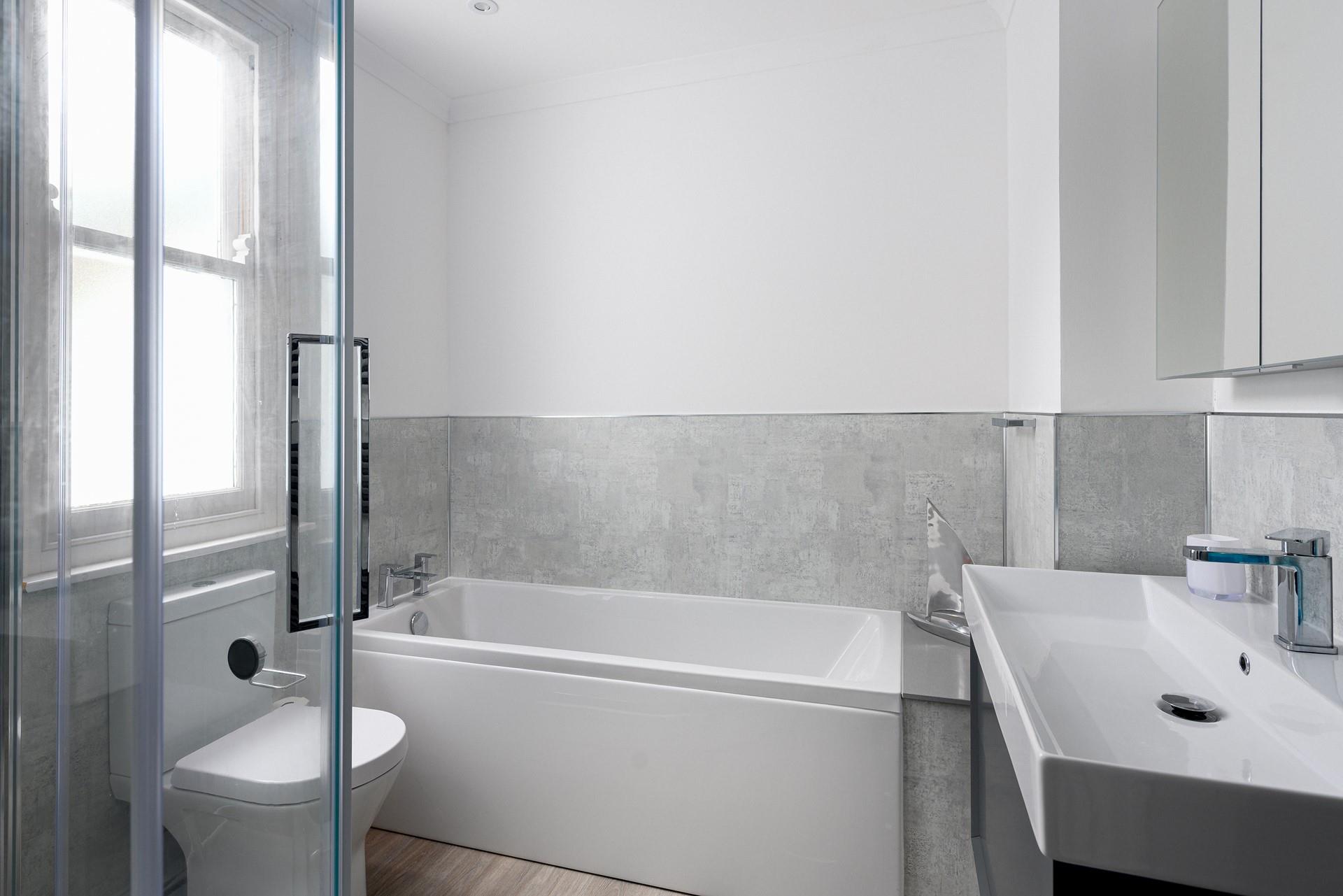 Run yourself a relaxing bath after a coast path ramble.