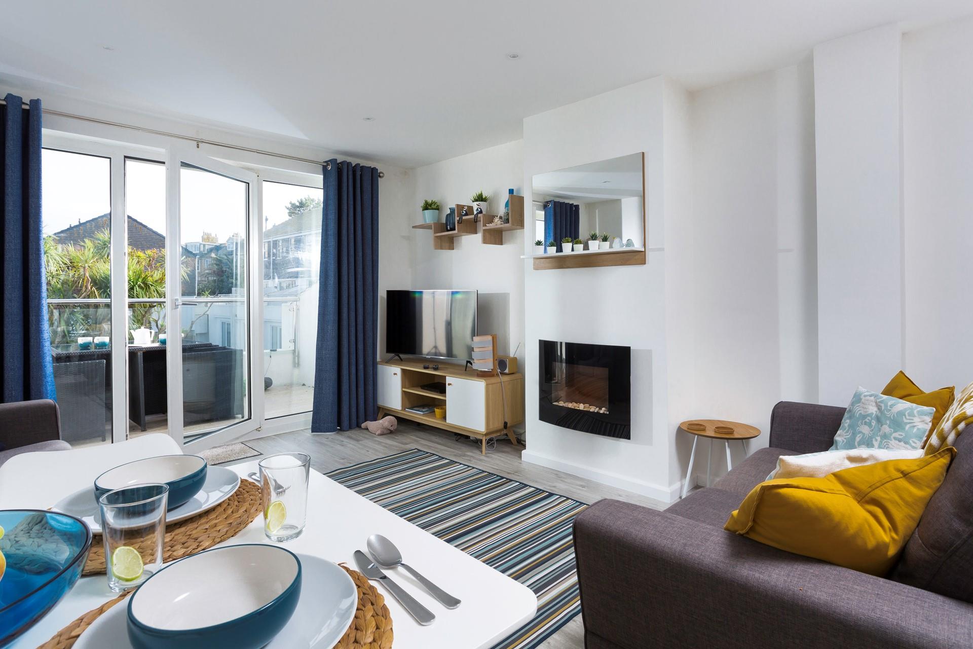 There is ample space for the whole family to snuggle up.