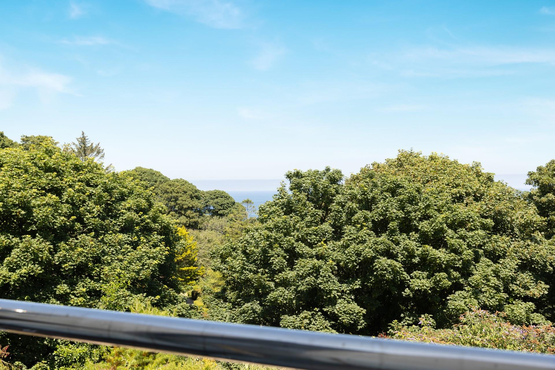 Stand on the balcony and soak up the stunning views.