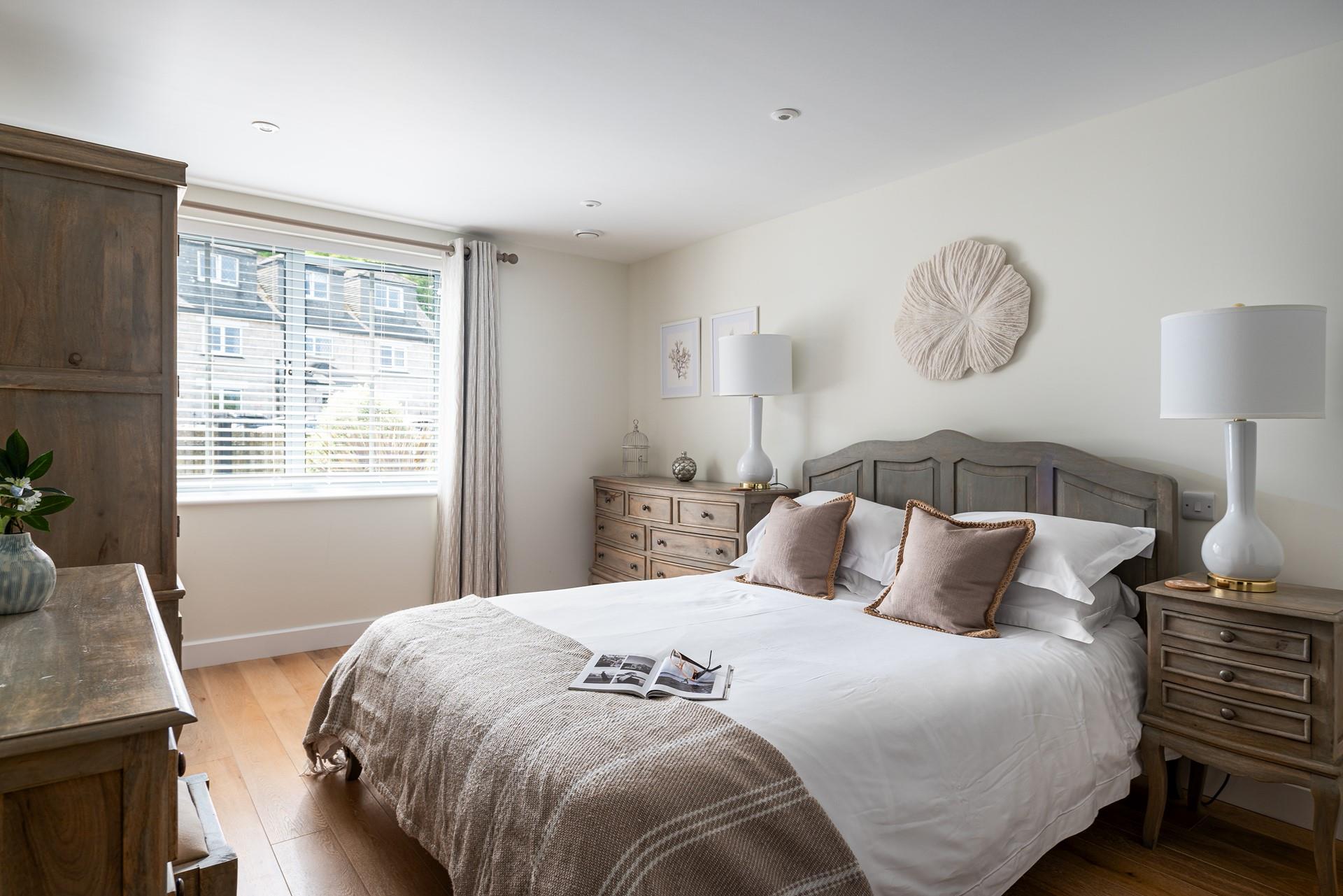 After a busy day exploring Cornwall, sink into the sumptuous king size bed in bedroom 1 for a blissful night's sleep. 