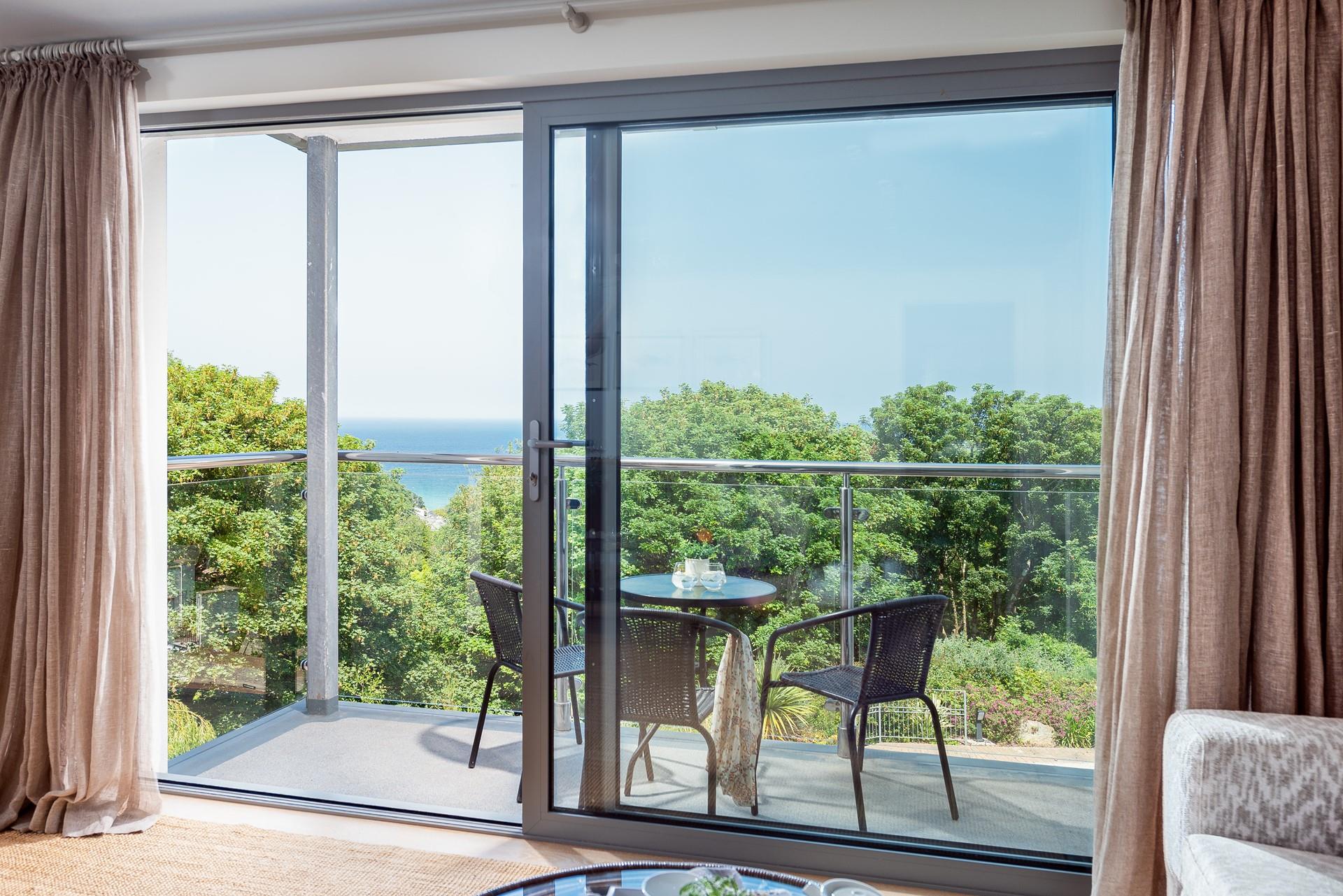 Open the patio doors and let the fresh summer breeze run through the apartment.