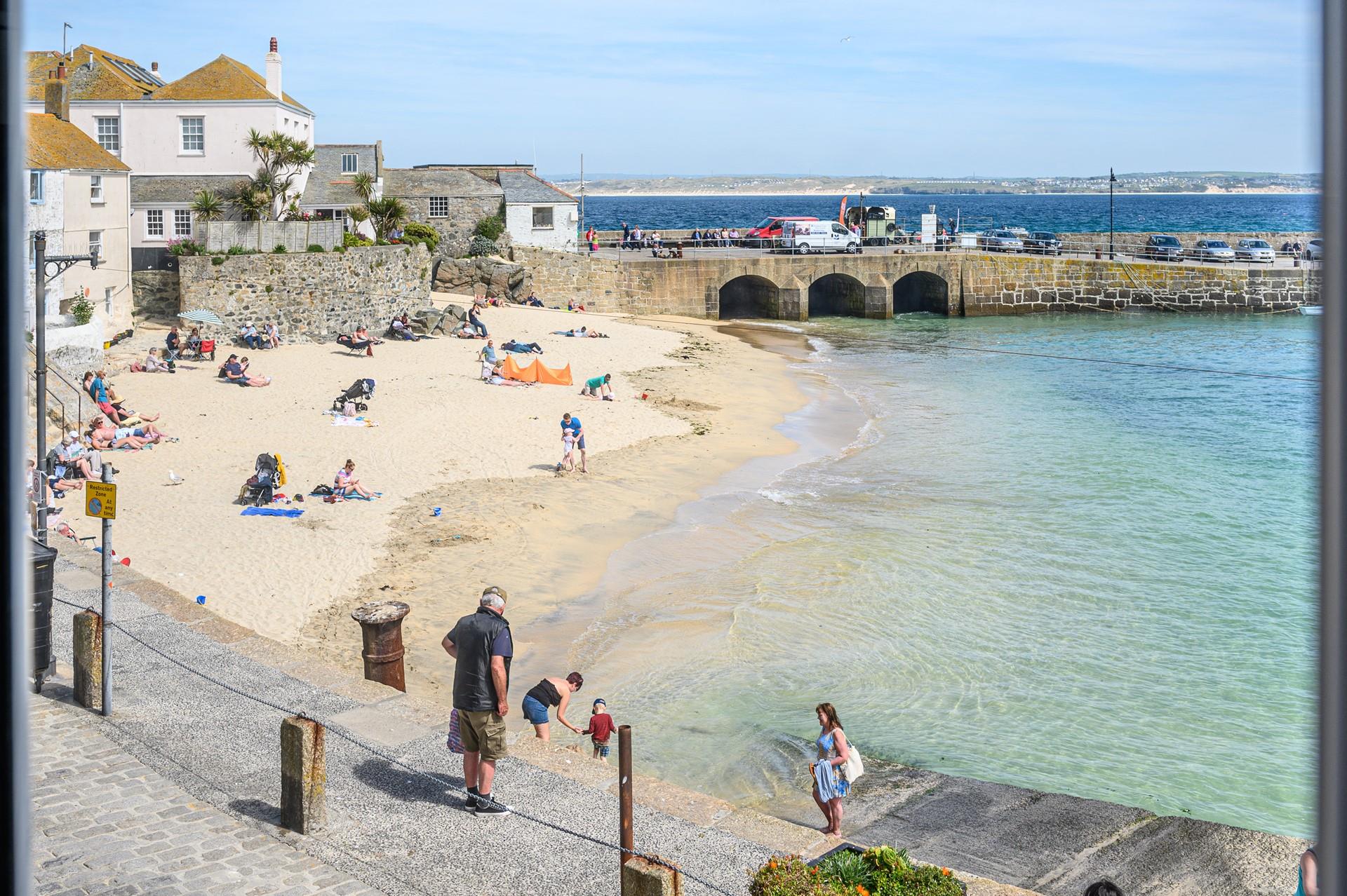 Spend all day sunbathing on the golden sands of St Ives's beaches. 