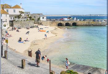 Spend all day sunbathing on the golden sands of St Ives's beaches. 