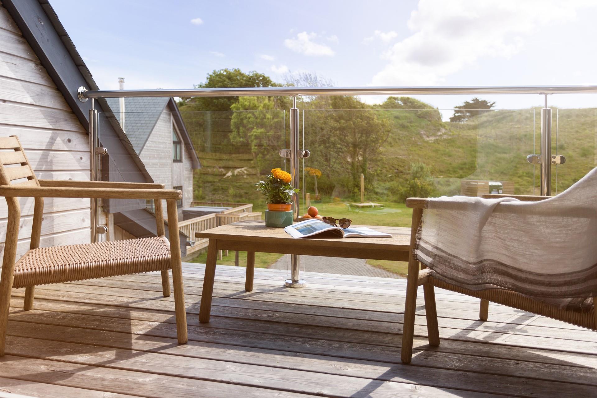 Bedroom 3 has a beautiful balcony to sip a cold drink from on a sunny evening.