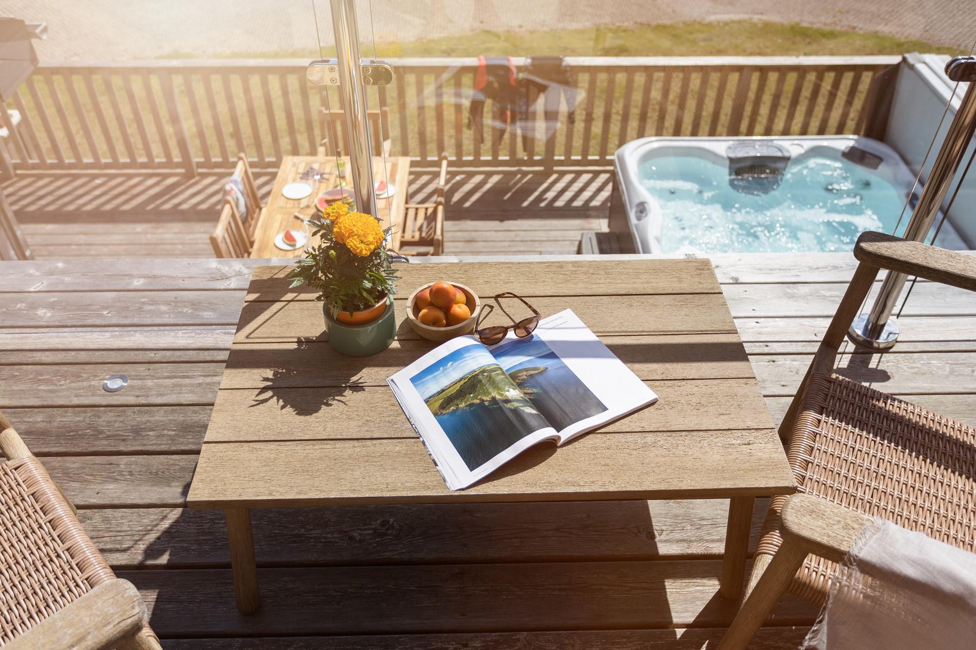 Spend a quiet moment reading a magazine.