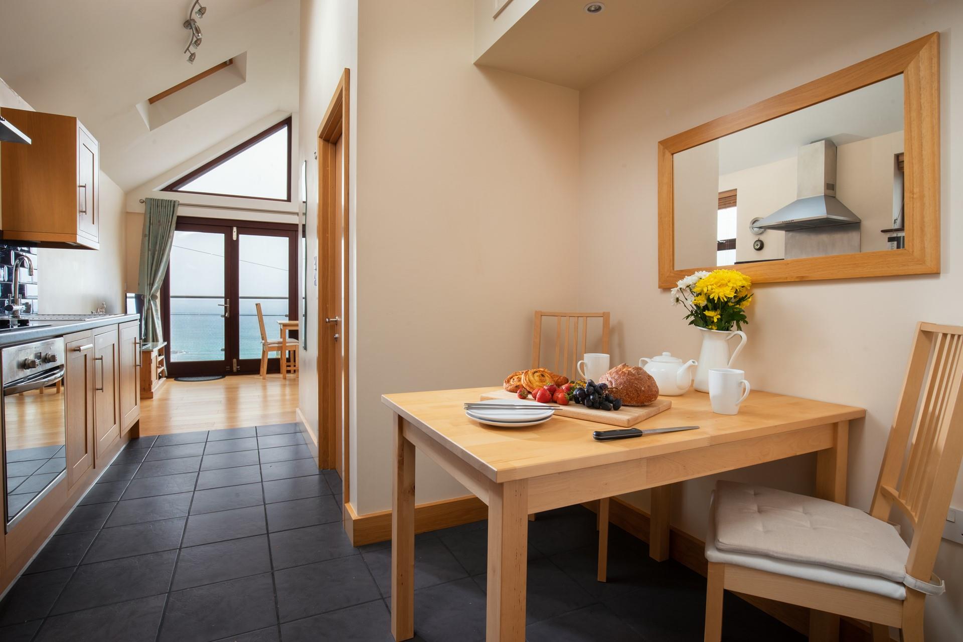 Sleek and stylish, the interior mixes modern designs with classic furniture to create a homely feel.