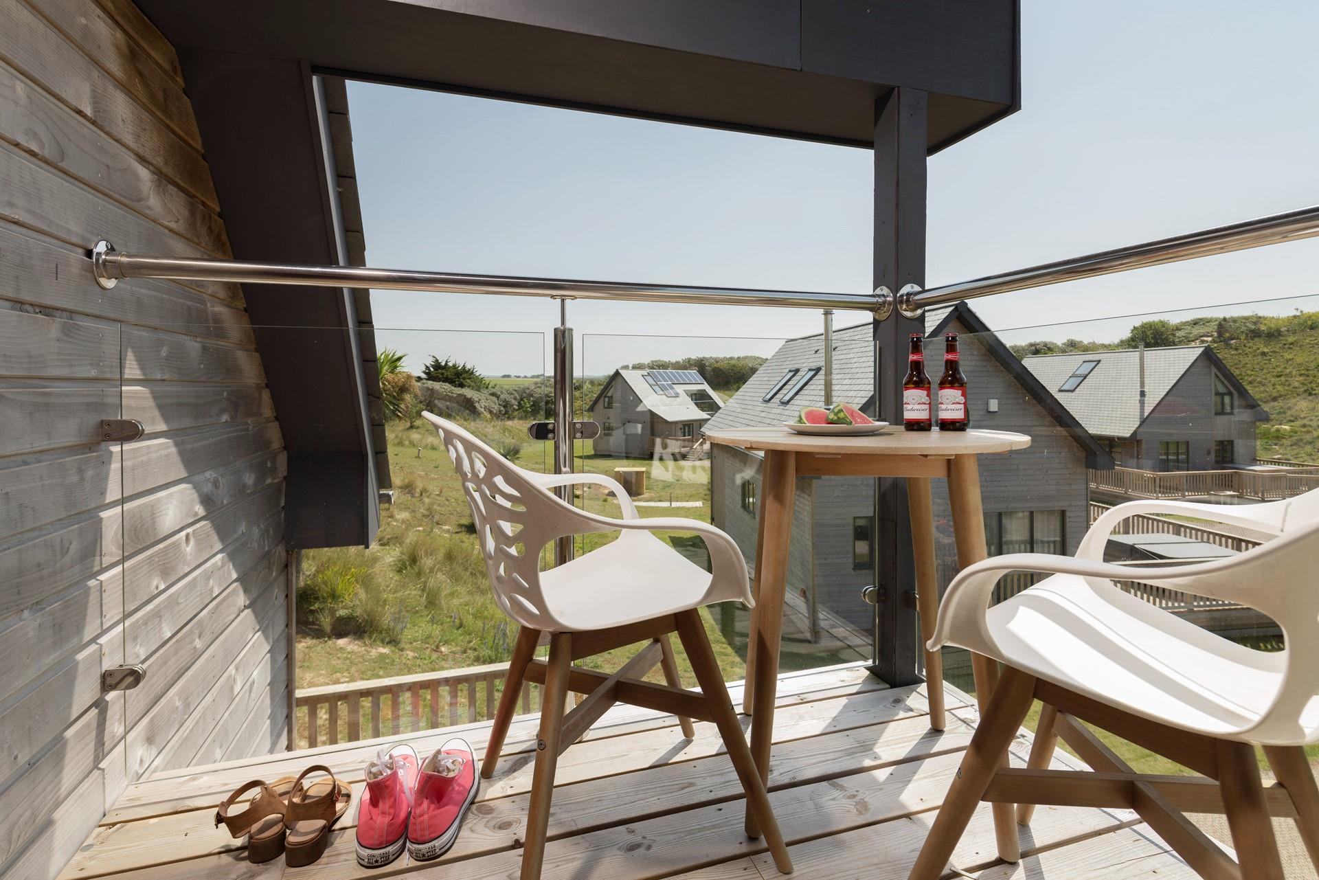 Beautifully tranquil views from the bedroom balcony. 