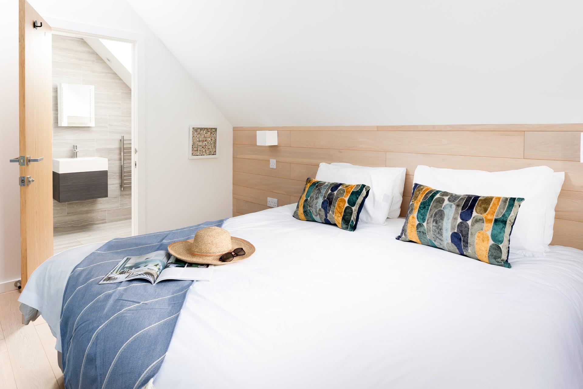 Get ready for bed in the ensuite and sink into the sheets for a blissful night's sleep. 