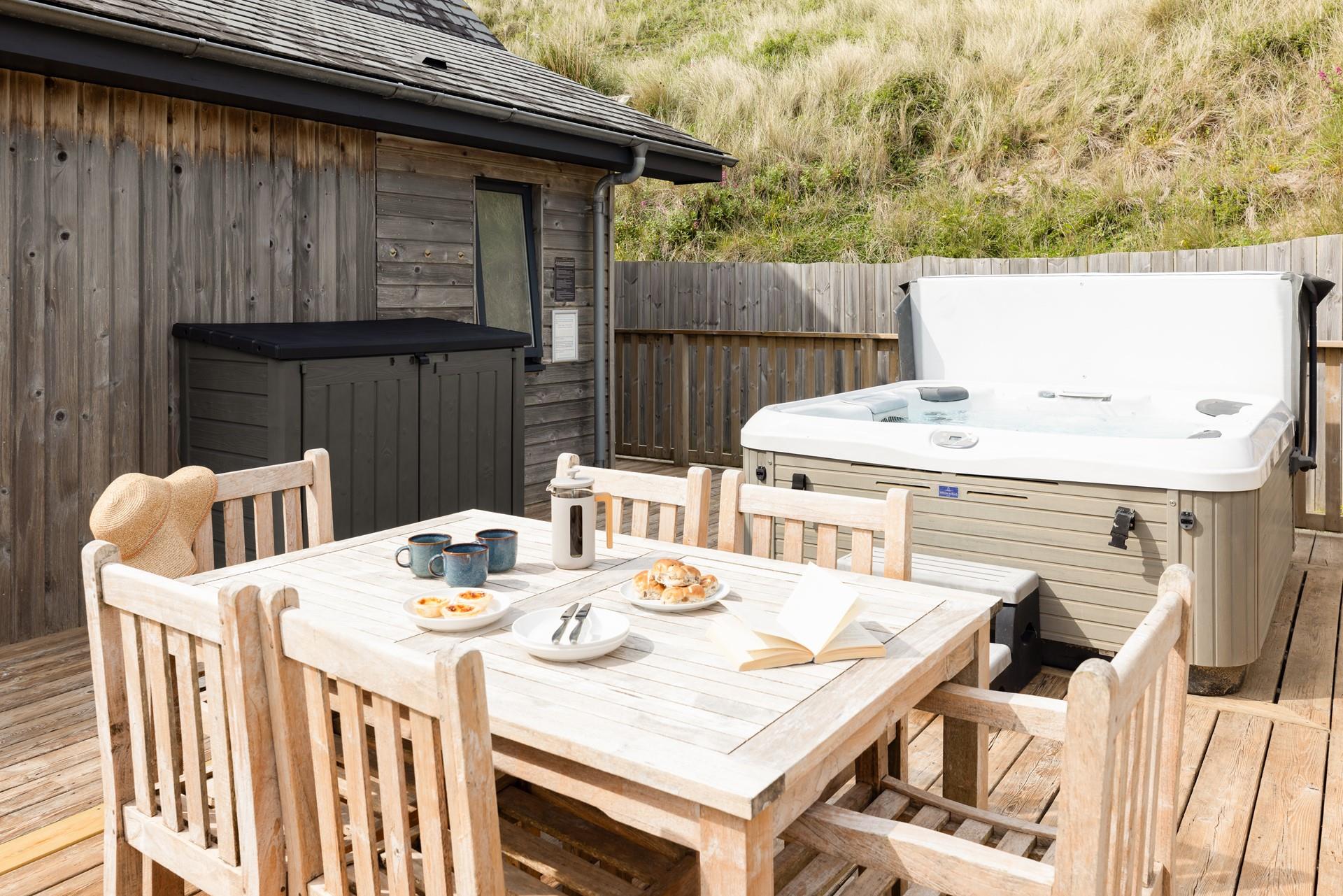 Enjoy a family breakfast outside and bring your wetsuits and surfboards to spend the day in the waves.