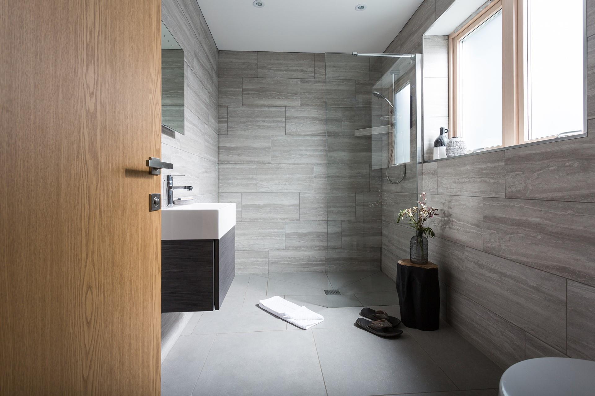 The en suite wetroom offers the perfect space to get ready each morning.