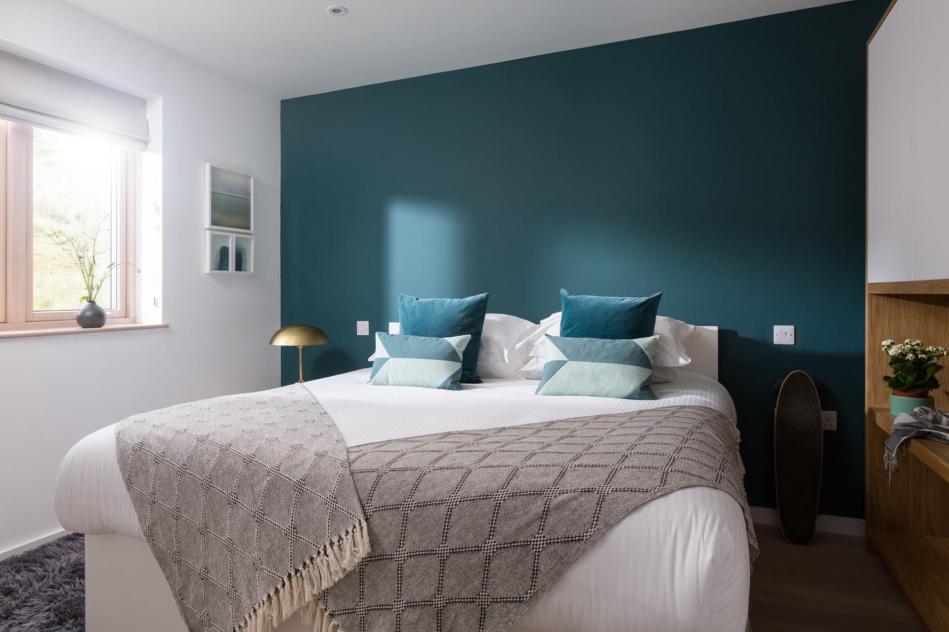 Bedroom 1 has a zip and link bed which can be made up as a super king or twin bed.