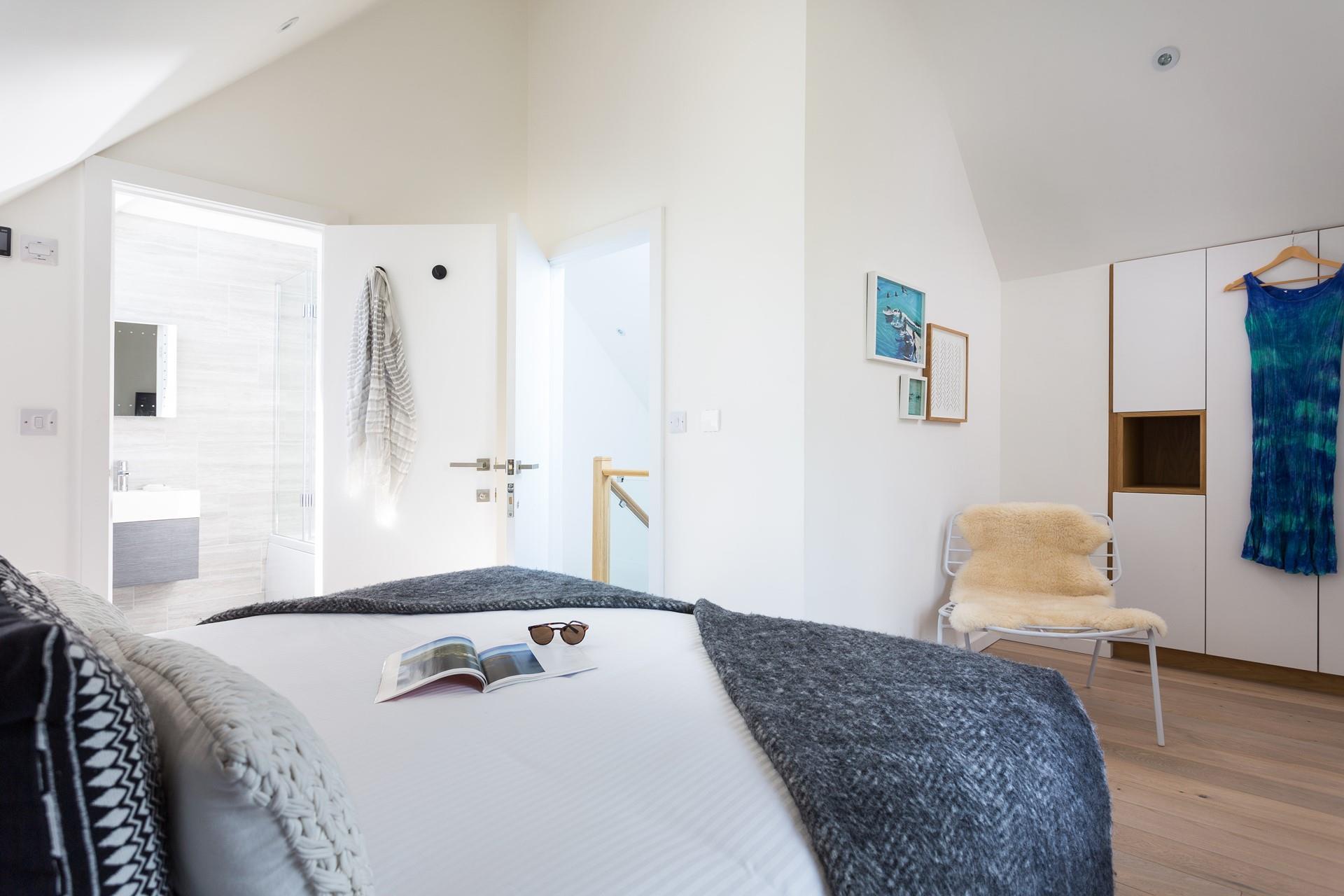 Unpack your holiday clothes when you arrive and sink into holiday mode.