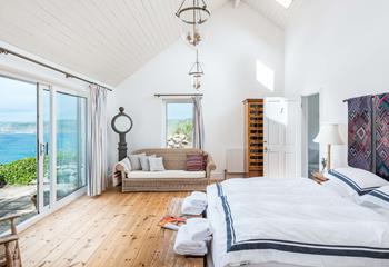 Wake up and open the curtains to stunning sea views of Sennen beach and beyond.