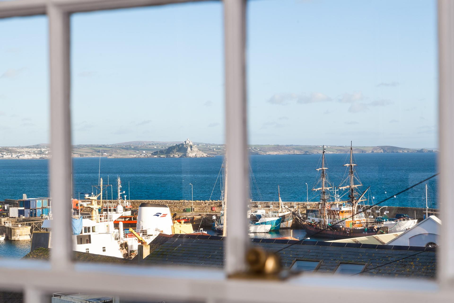 Gaze out at the magical St Micheal's Mount, which you can walk to at low tide.