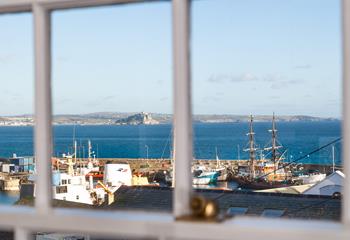 Gaze out at the magical St Micheal's Mount, which you can walk to at low tide.