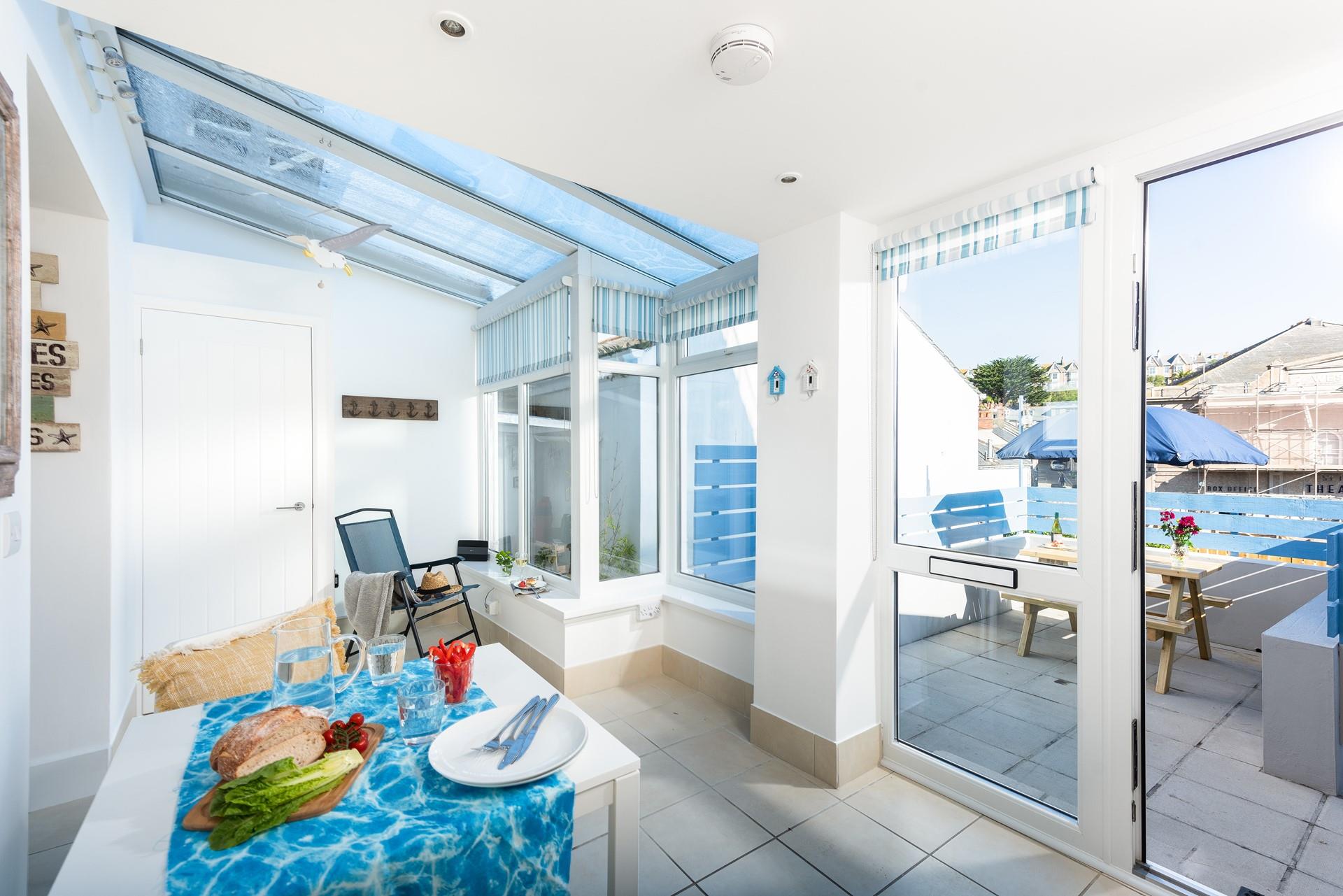 You really will feel on holiday here as you step outside for that Cornish sunshine.