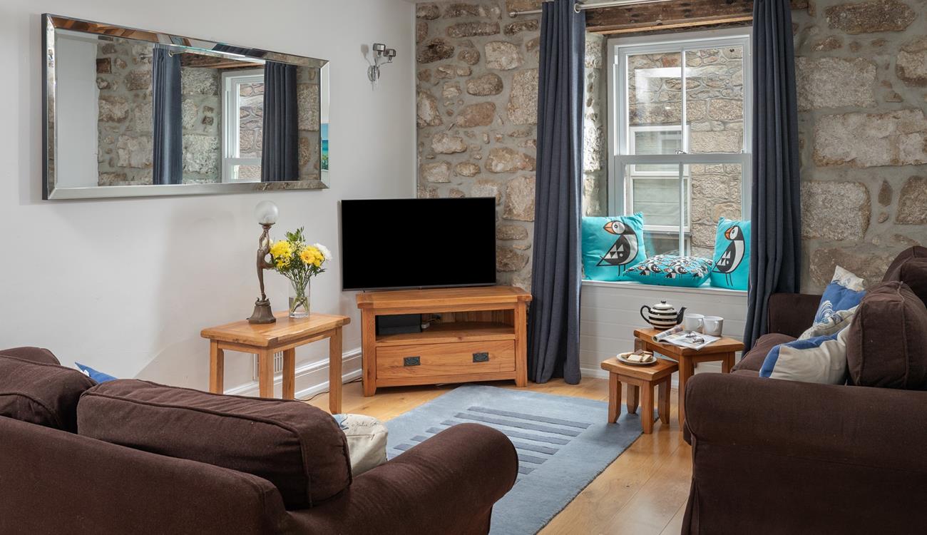 Sink into the sofa with a cuppa.