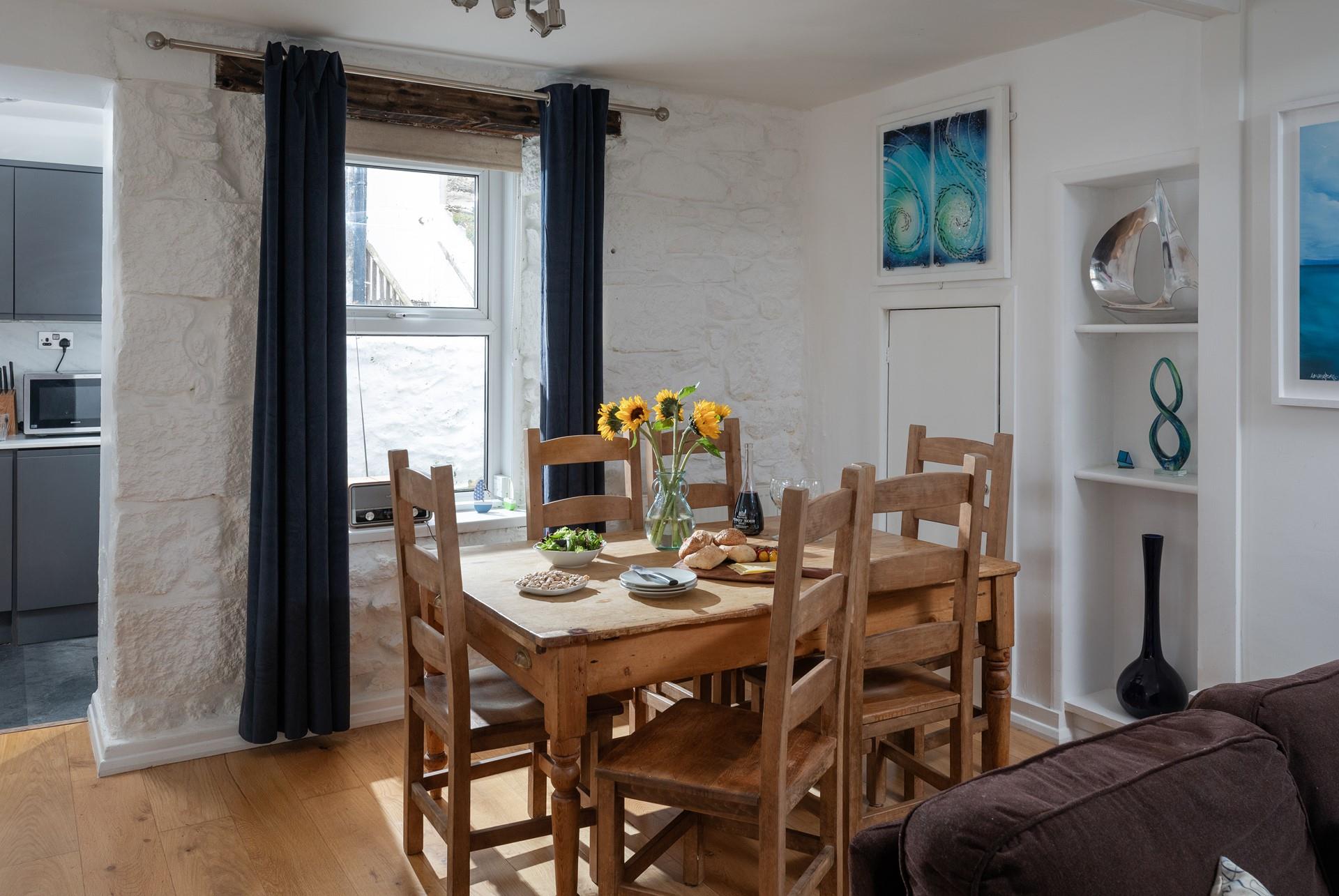 Tuck into a tasty feast around the table as a family.