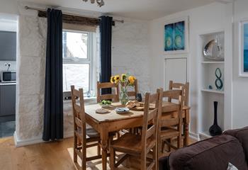 Tuck into a tasty feast around the table as a family.