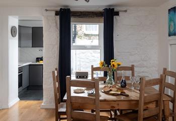 There is ample seating for the whole family so you can enjoy dinner parties galore!