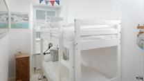 The kids will love the bunk bed room!