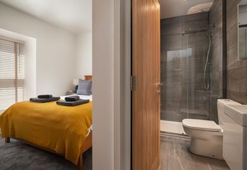 The en suite shower room has been beautifully designed and has a luxurious feel.