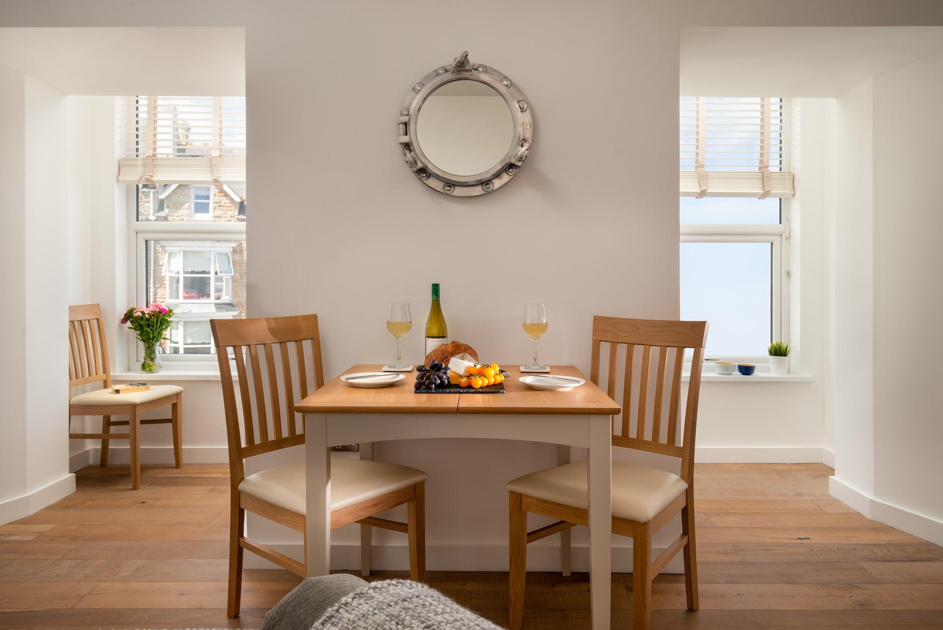 Start your holiday with some nibbles and a glass of something chilled.