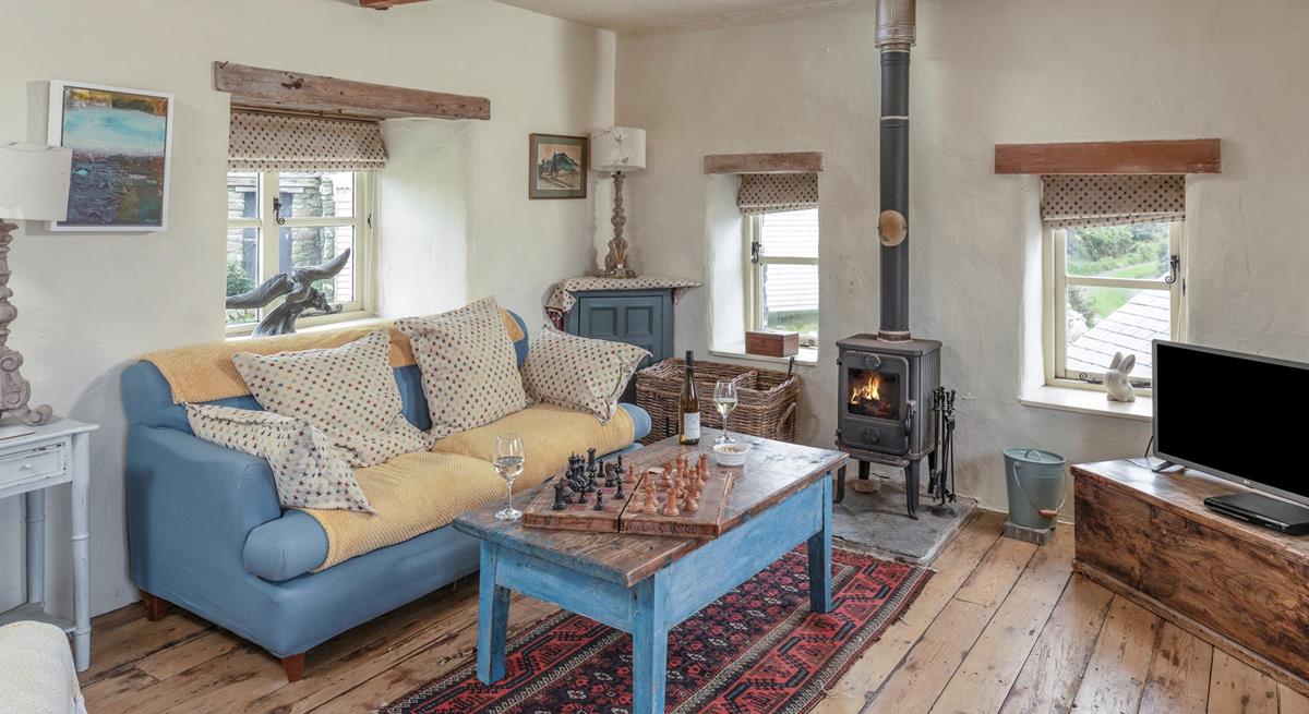 On chillier evenings relax in front of the woodburner, or head outside on balmy evenings to watch the sun go down.