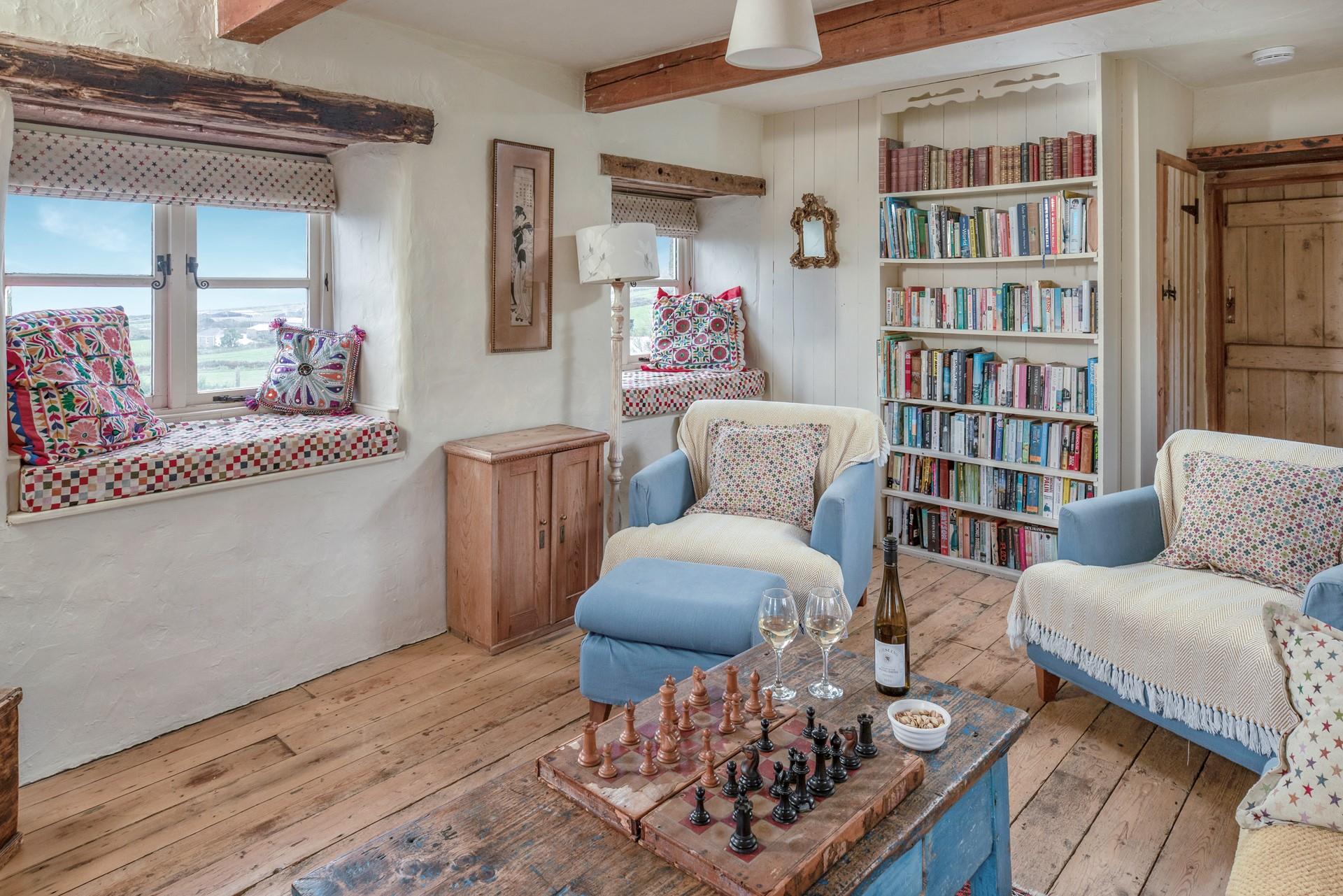 Get stuck into a game of chess on a chilly afternoon.