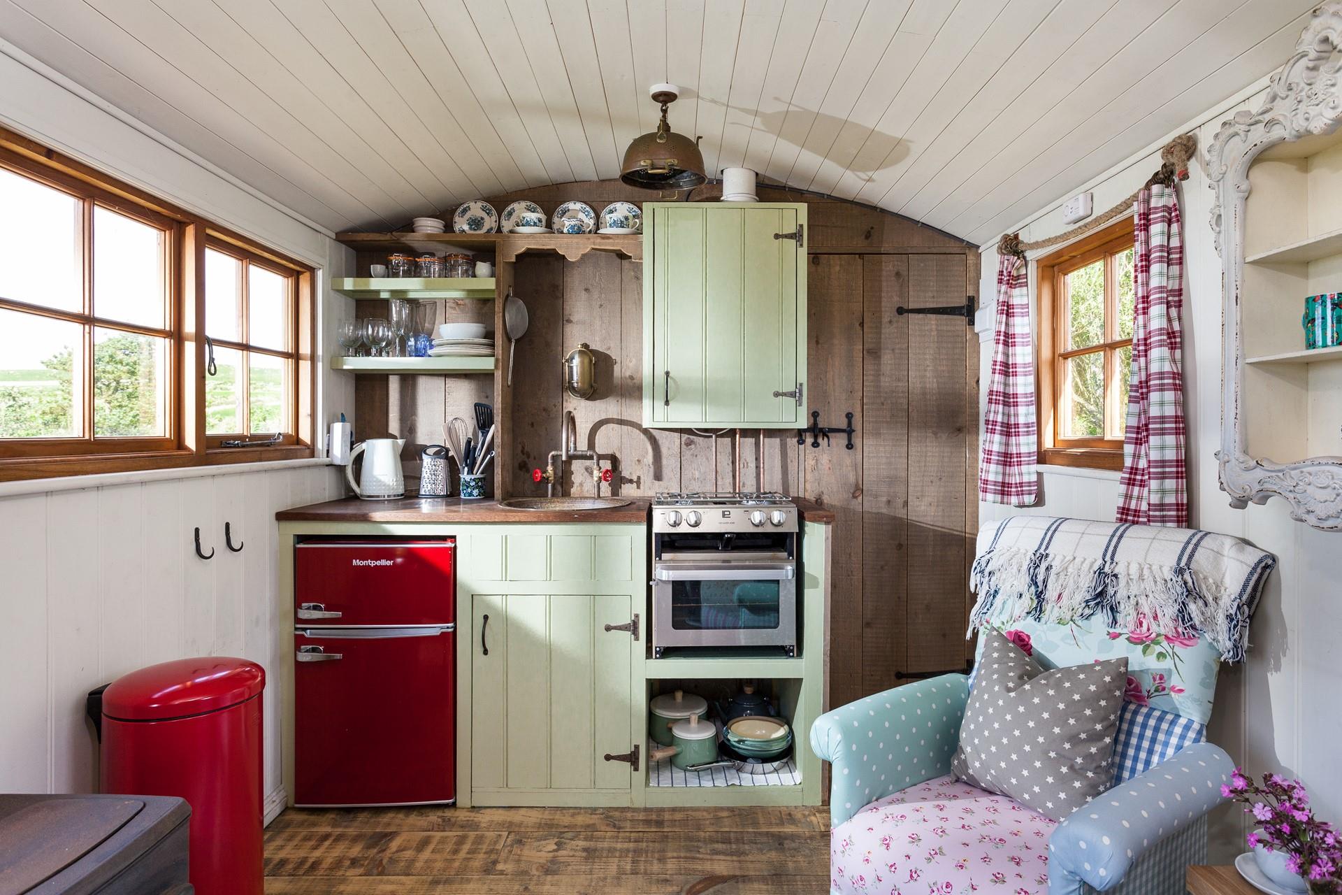 Cook up a hearty meal to enjoy together, and then watch the sun come down.