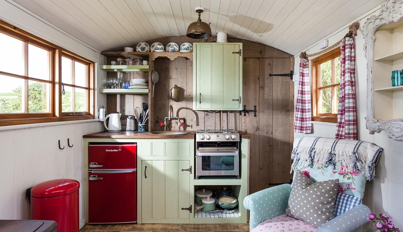 Cook up a hearty meal to enjoy together, and then watch the sun come down.