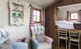 This cosy retreat is great for a romantic getaway; spend lazy mornings cosy in bed, then wander out for a countryside walk. - Thumbnail Image