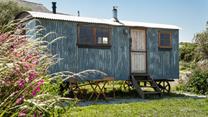 This quirky shepherd hut for two is in the heart of Morvah's countryside. With private outside seating, you can enjoy breakfast or lunch alfresco.