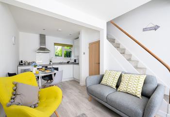 Bright and airy, the living space is perfect for socialising with your loved ones.