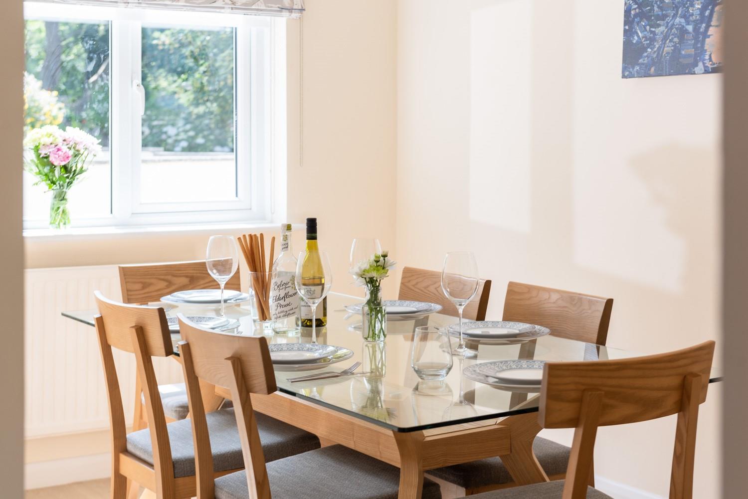 The dining table is the perfect place for everyone to gather to enjoy great food.