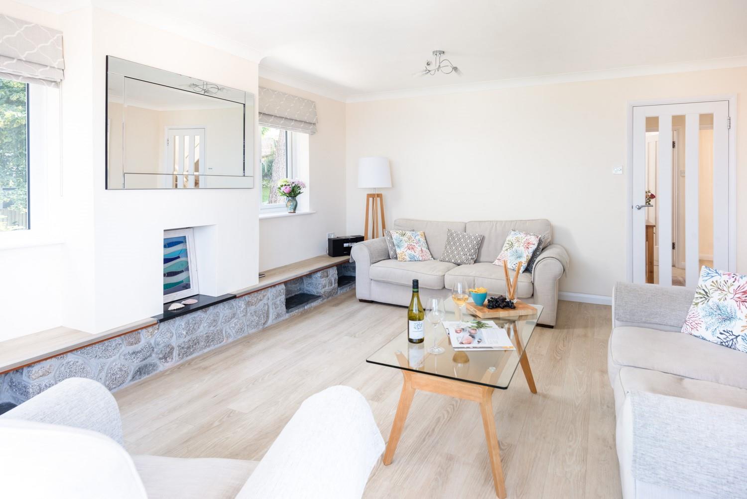 Spend quality time with family and friends in the sitting room.